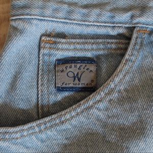 Vintage Wrangler distressed denim shorts